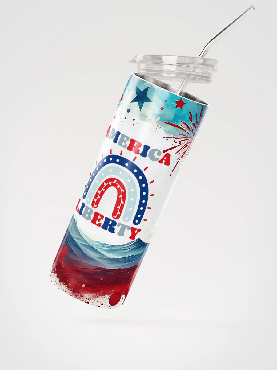 Rainbow Liberty Stainless Tumbler product image (2)