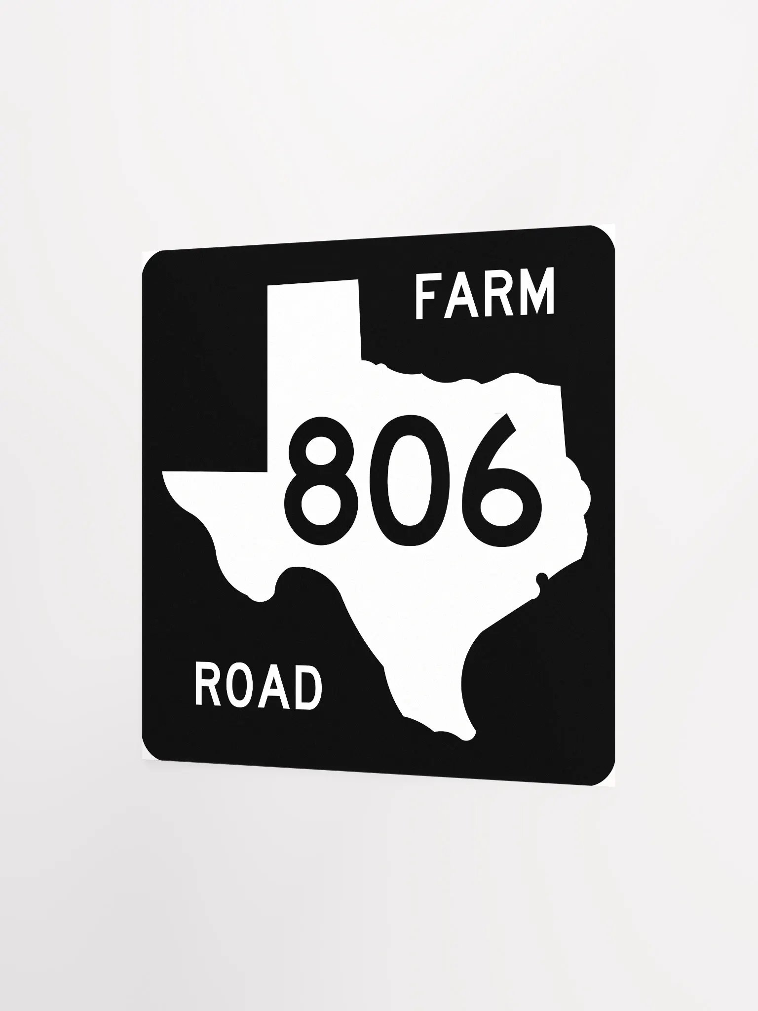 Texas Farm Road Sign FM 806 Poster product image (6)