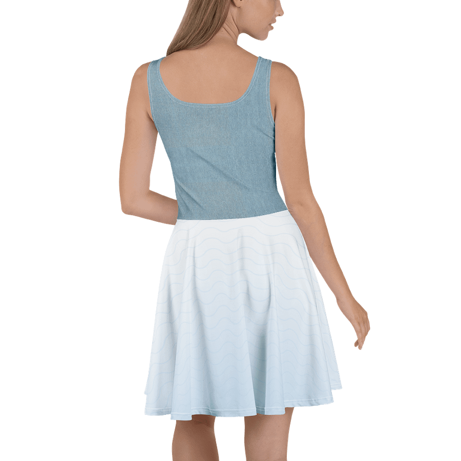 Denim Horizons Fade Skater Dress product image (4)