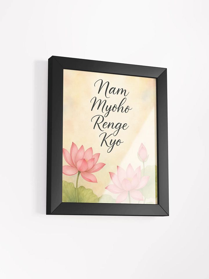 Nam Myoho Renge Kyo Framed Matte Poster product image (13)