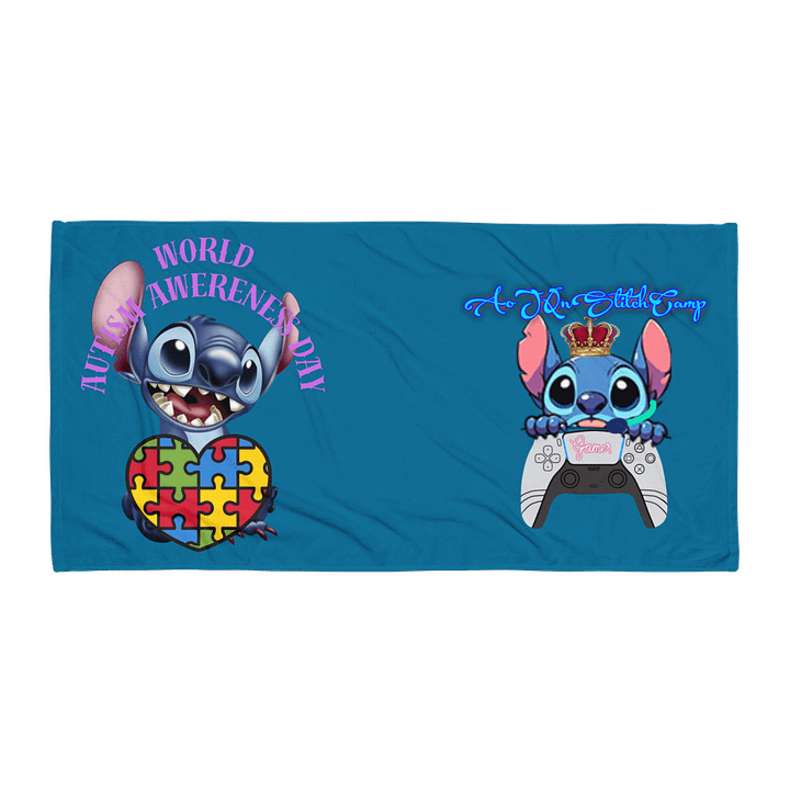 Jo★Stitch Autism Awareness Towel product image (1)