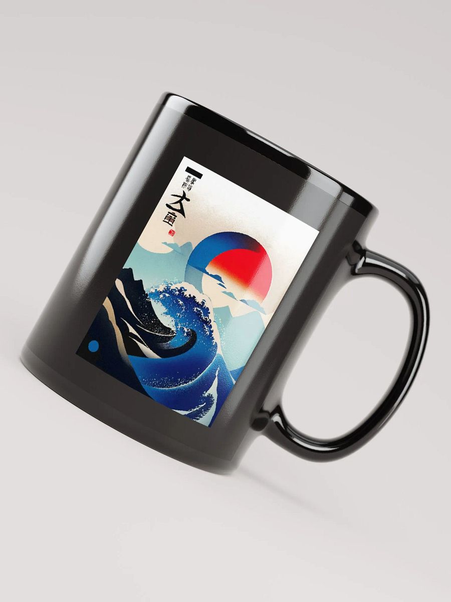 Geometric abstract art in Japanese style (front & back) product image (4)
