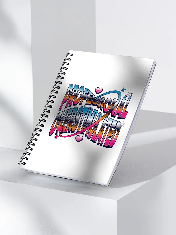 Professional Overstimulated Vibrant Spiral Notebook product image (2)
