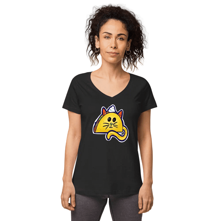 Taco Cat VNeck Tee product image (1)