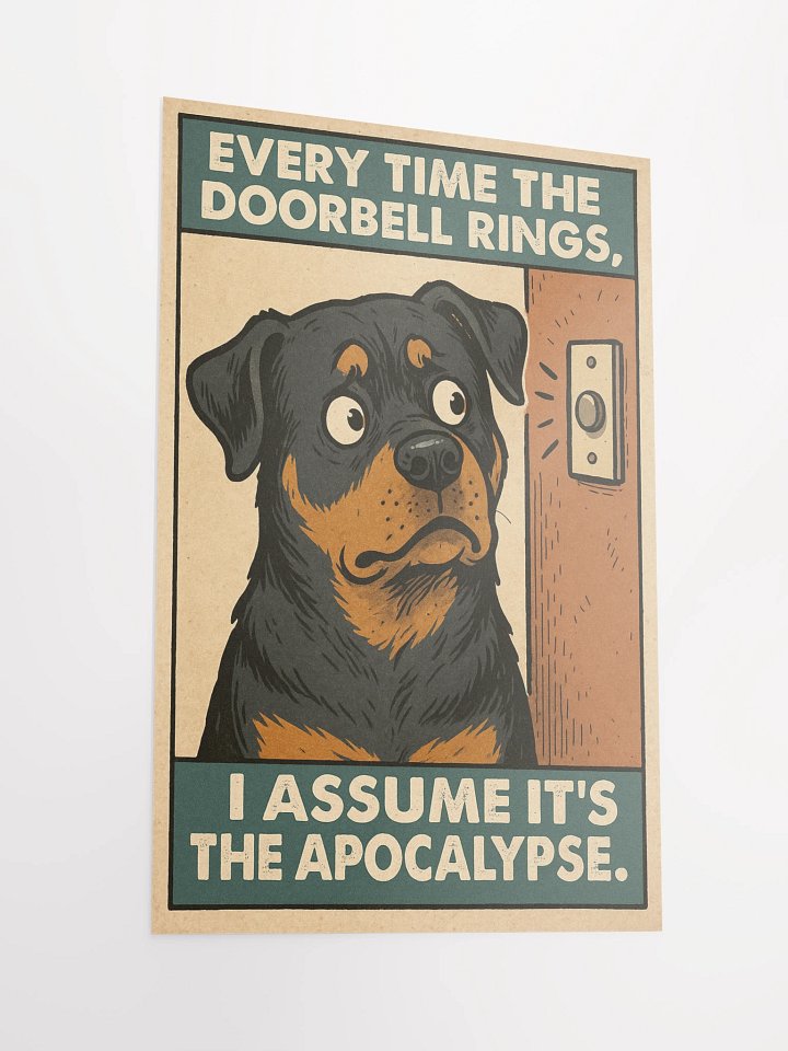 Rottweiler - Every time the doorbell rings, I assume it's the apocalypse product image (4)