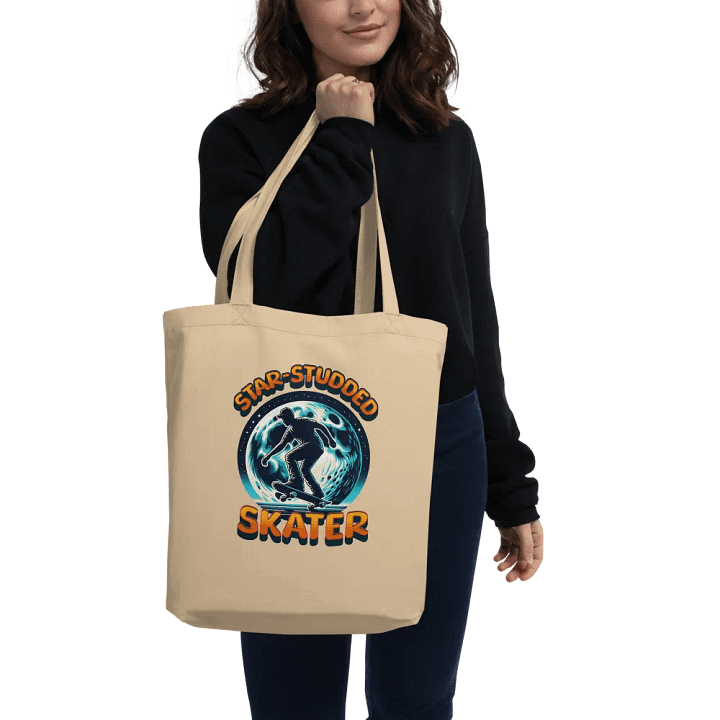 Star-Studded Skater Eco Tote product image (2)
