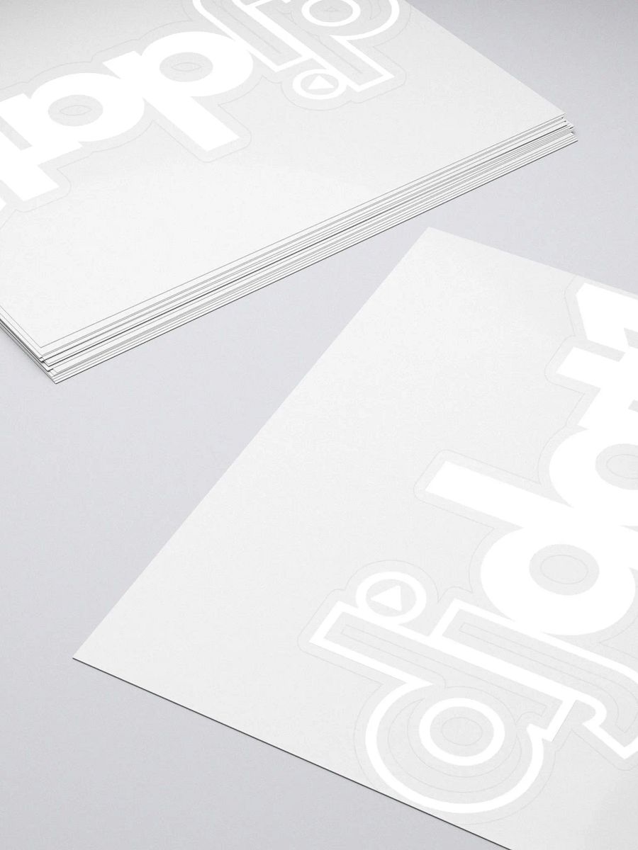 [DJDAT1] Vinyl Stickers (white) product image (11)