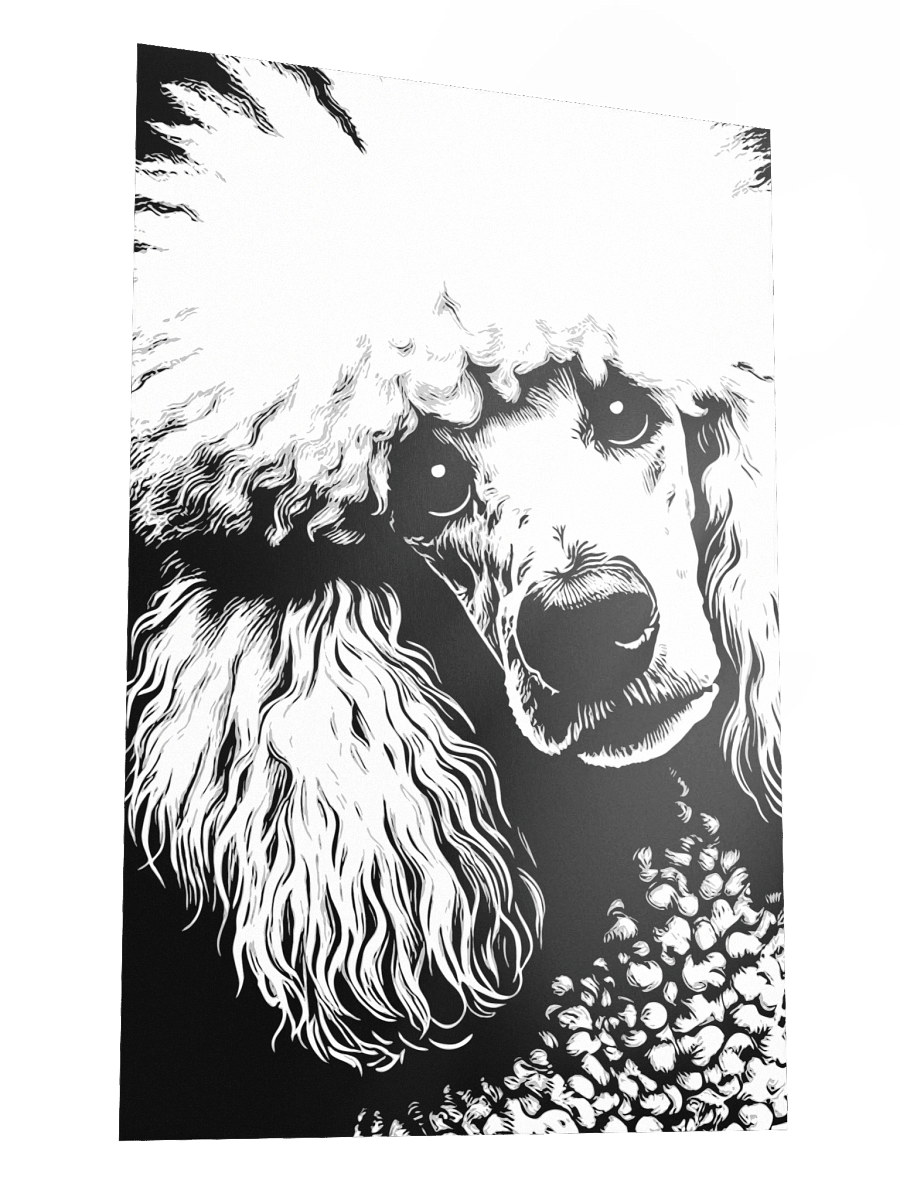 Pop Art Poodle Print / Frame Not Included product image (3)