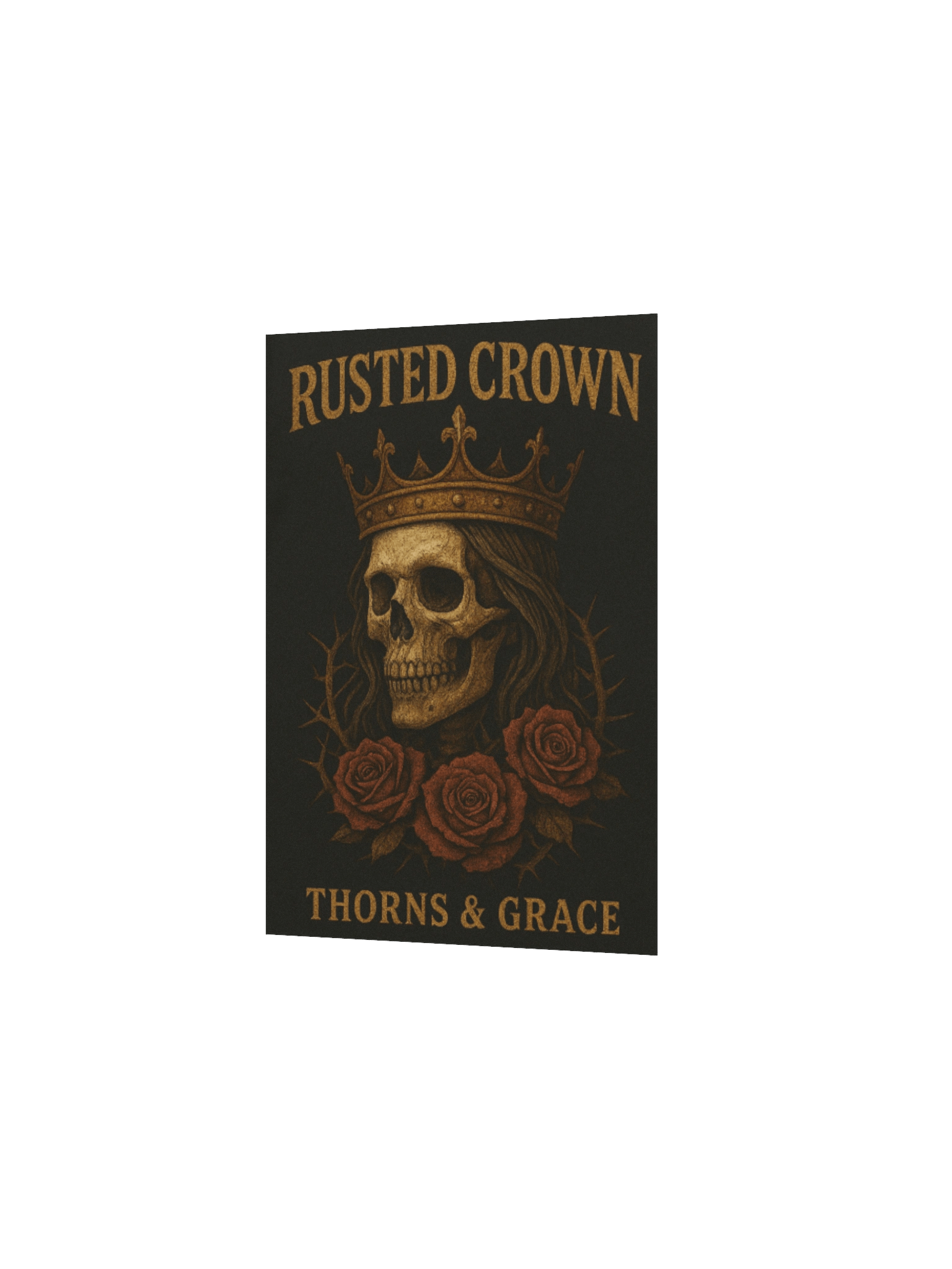 Rusted Crown Gothic Skull Poster product image (4)