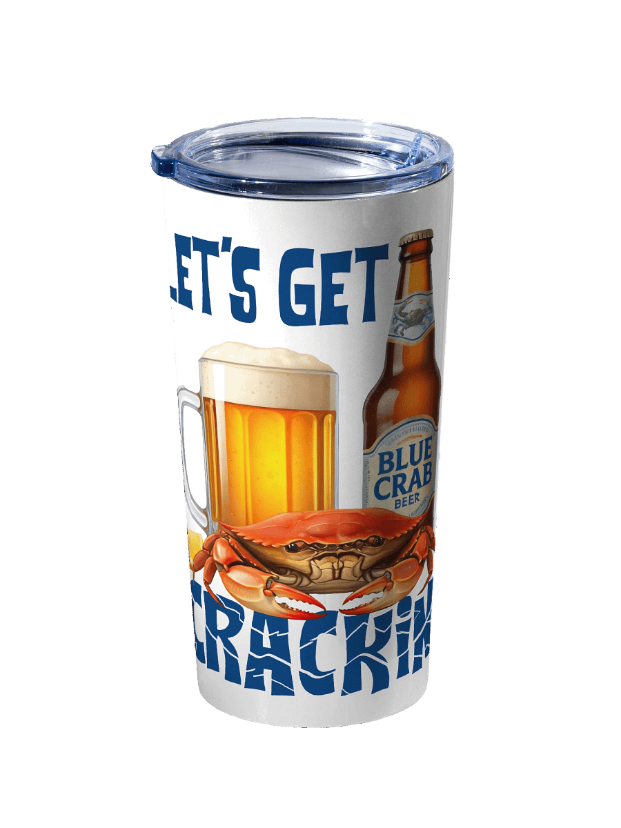 Let's Get Crackin' Crab and Beer Tumbler product image (2)