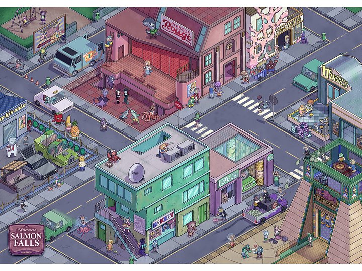 Salmon Falls Matte Poster Print product image (3)