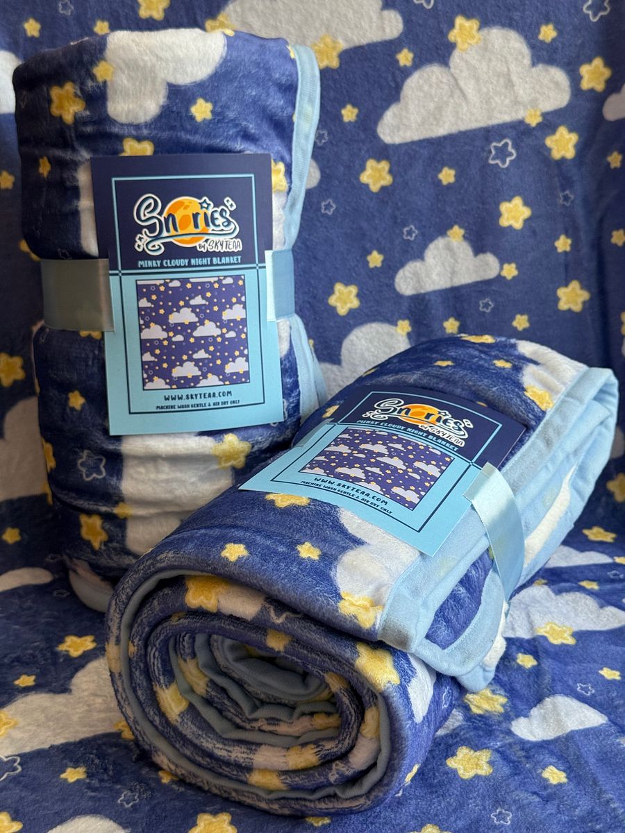 Cloudy Night Cuddle Blanket product image (1)