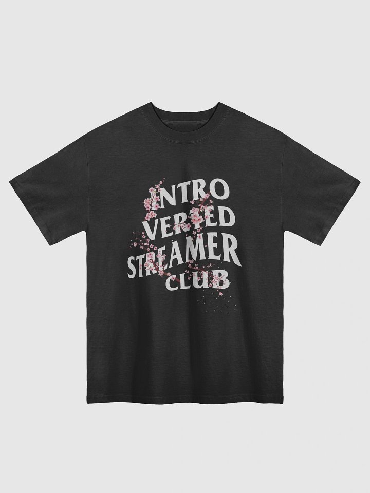 Introverted Streamer Club Sakura Oversized Tee product image (2)