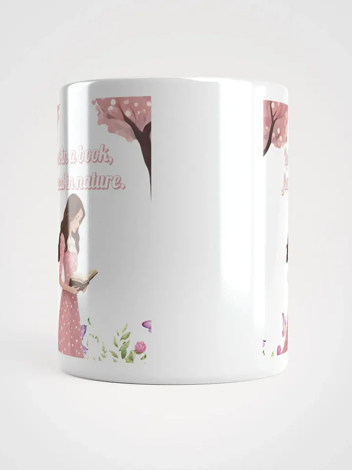 Lost In A Book, Found In Nature White Mug product image (1)