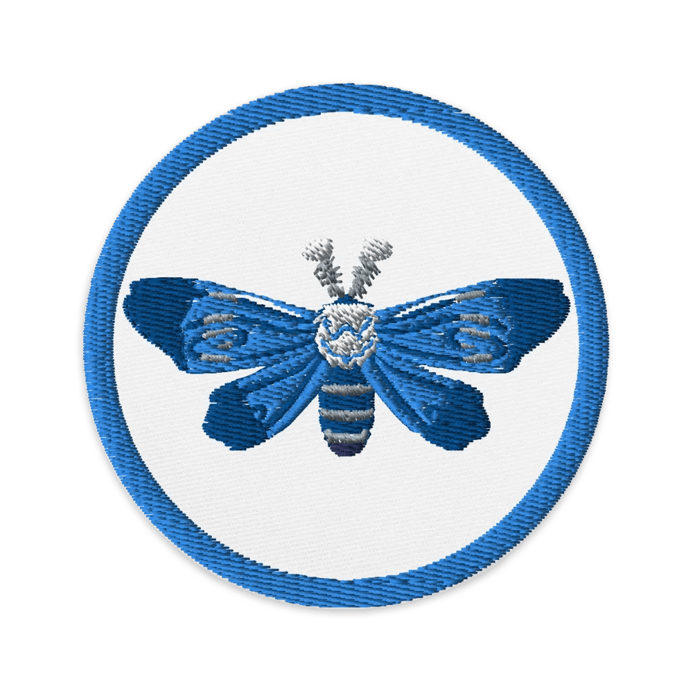 Moth Embroidered Patch product image (9)