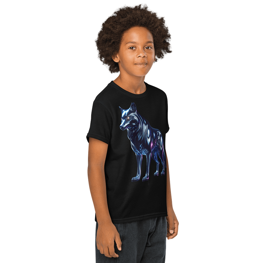 Liquid Metal Wolf #2 Youth Shirt product image (4)