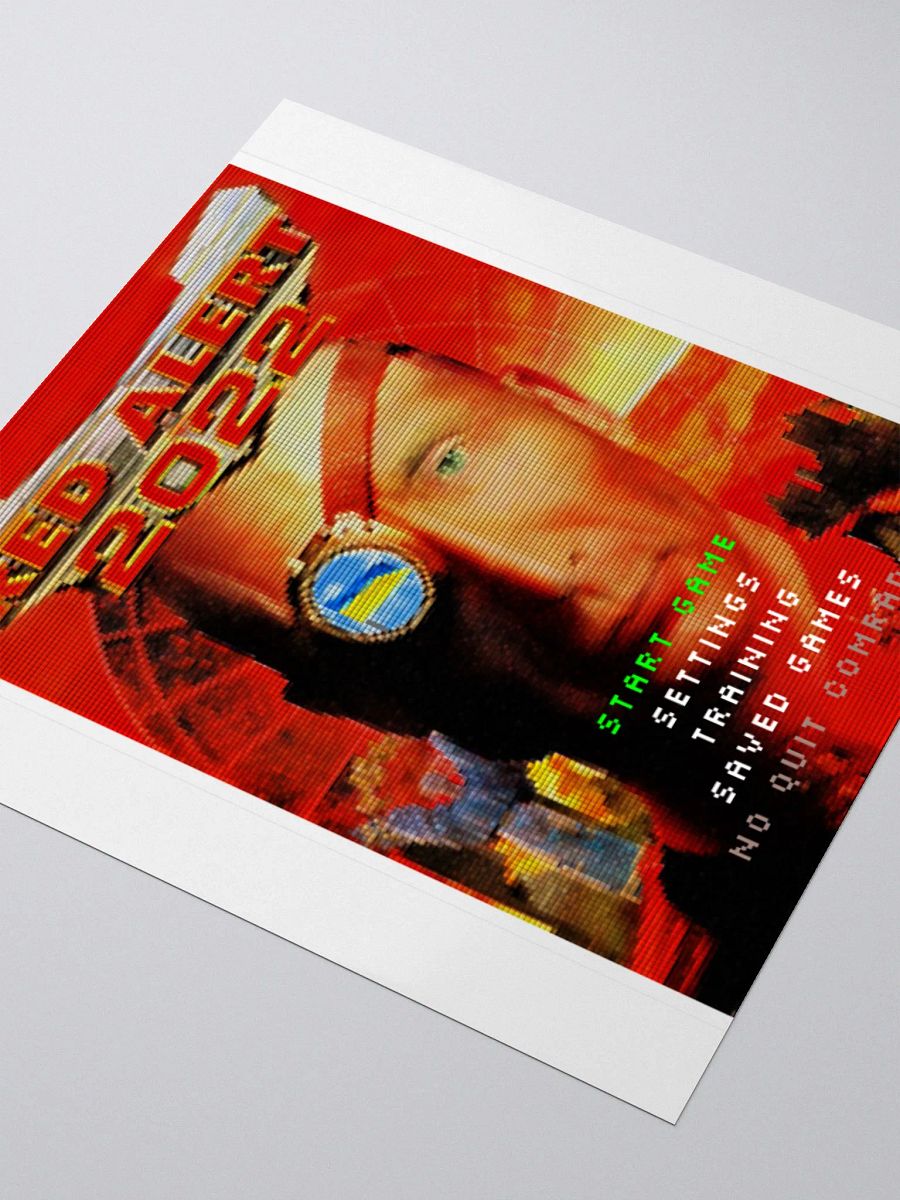 Red Alert 2022 (Putin and Conquer) Kiss Cut Stickers by Allcolor product image (3)