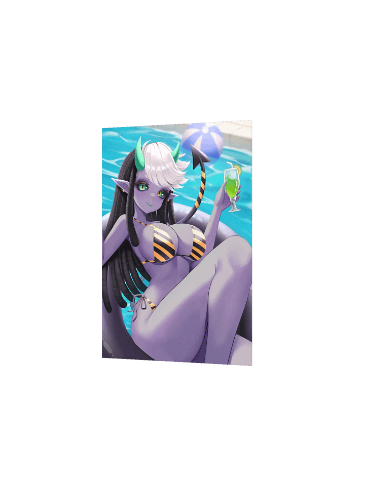 "Poolside Fun" Kimical Poster product image (2)