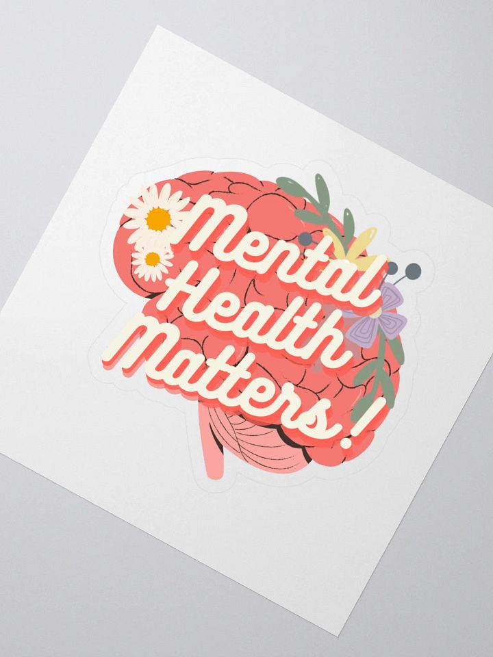 Mental Health Matters Kiss-Cut Sticker product image (2)