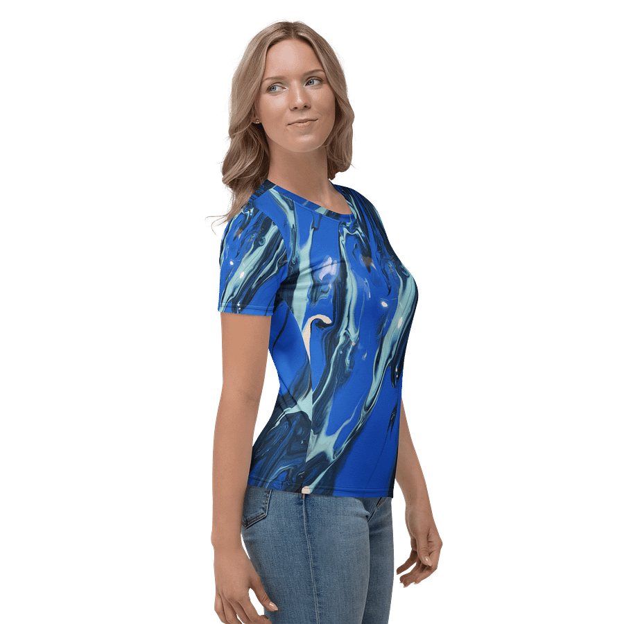 Blue Waves of Pouring art - All over print product image (4)