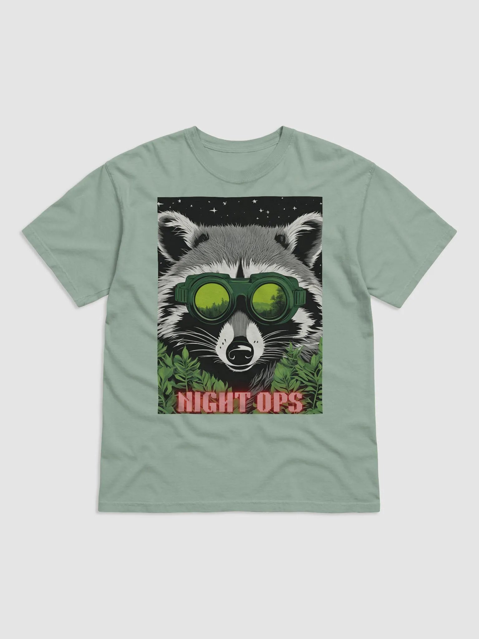 Night Ops Raccoon T-Shirt product image (1)