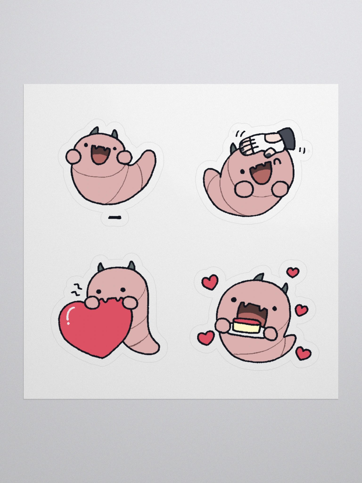 Big Worm Stickers product image (1)
