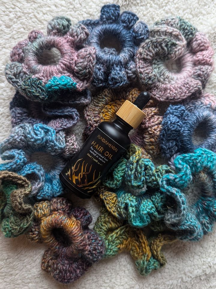 Fundamental Hair Oil & Crochet Scrunchie Bundle *Limited Stock* product image (1)