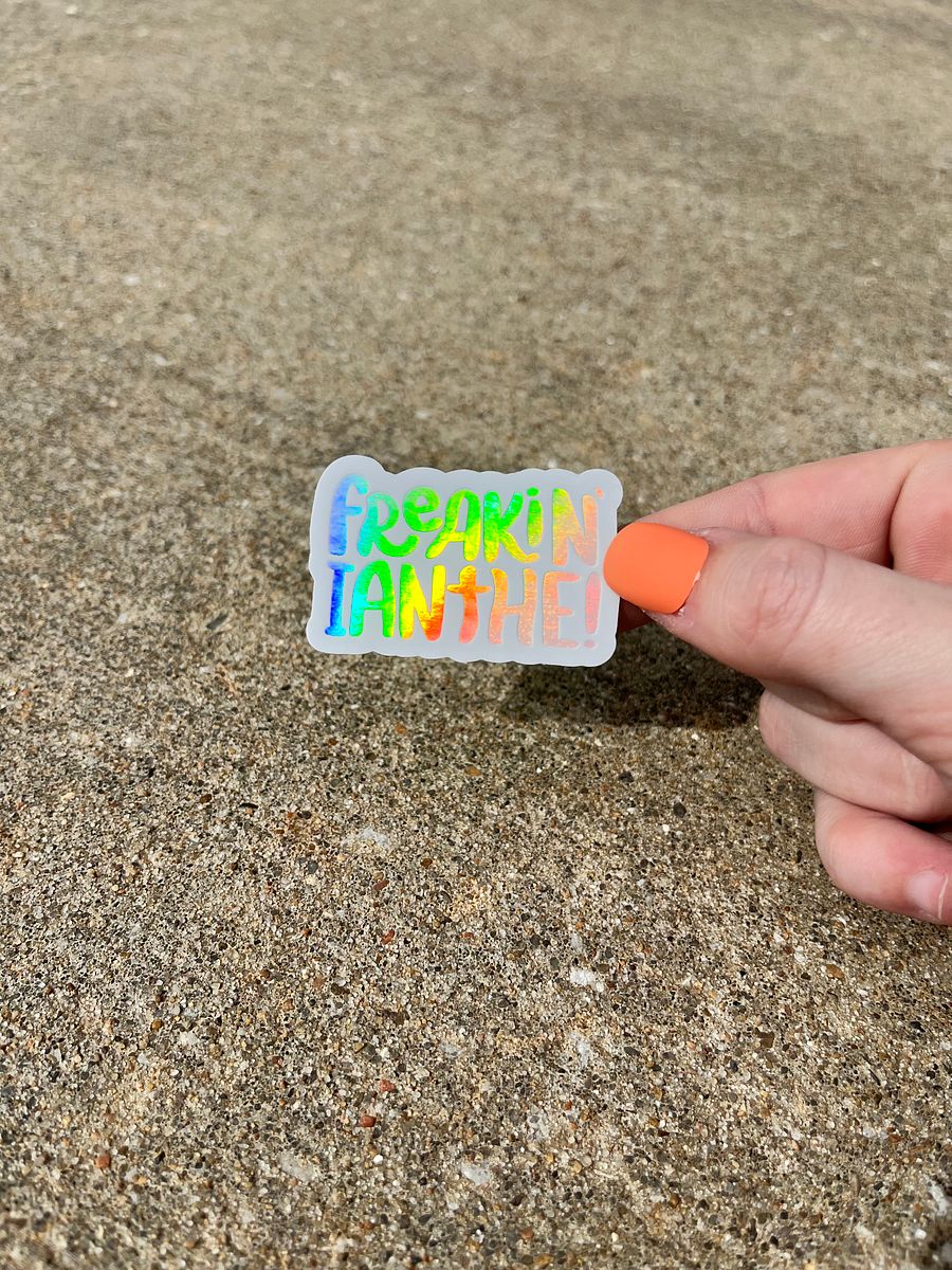 Freakin' Ianthe! Sticker (Holographic) product image (4)