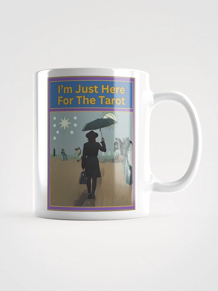 I'm Just Here For The Tarot Mug, Tarot Card Vibes Mug, Tarot Card Mug product image (1)