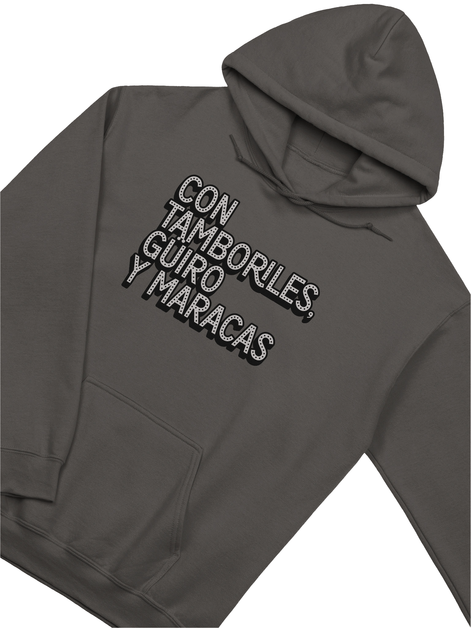Con Tamboriles, Güiro y Maracas Hoodie Unisex product image (4)