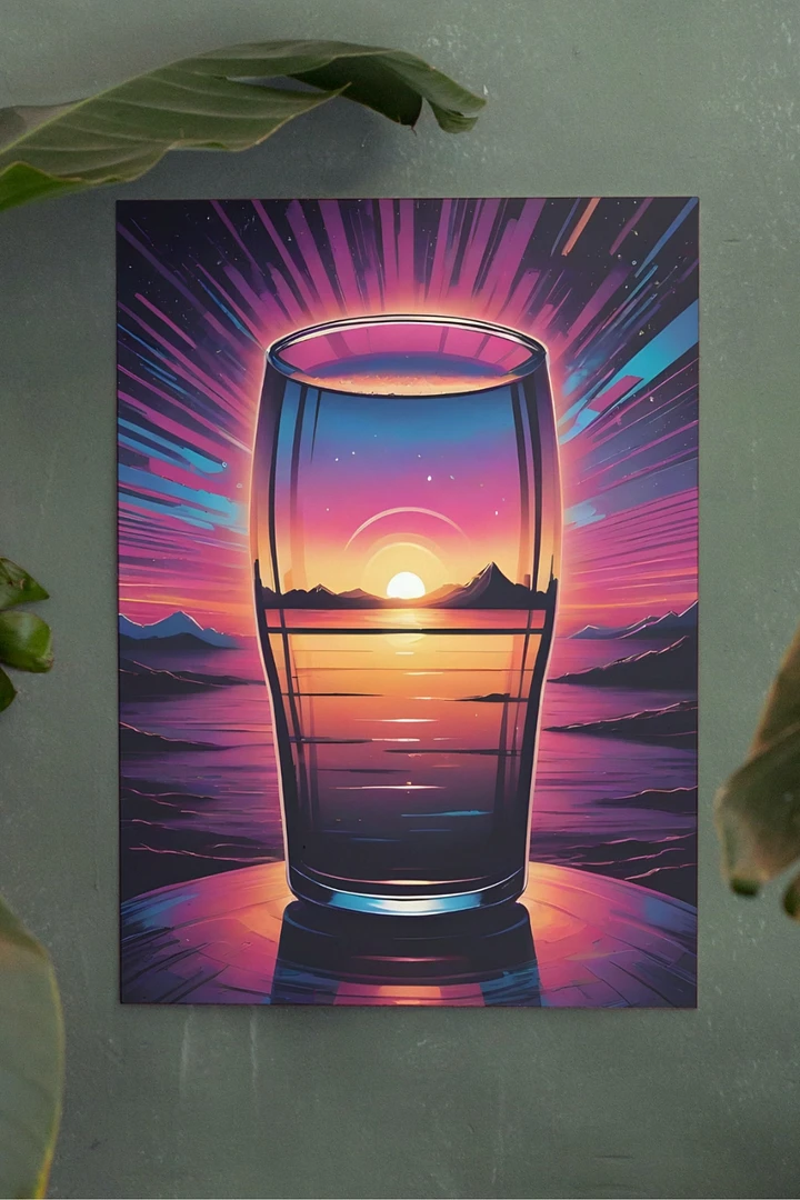Beer Sunset Poster product image (1)