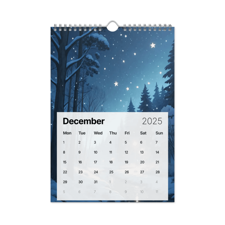 MAGICAL ANIME SEASONS WALL CALENDAR 2025 product image (4)