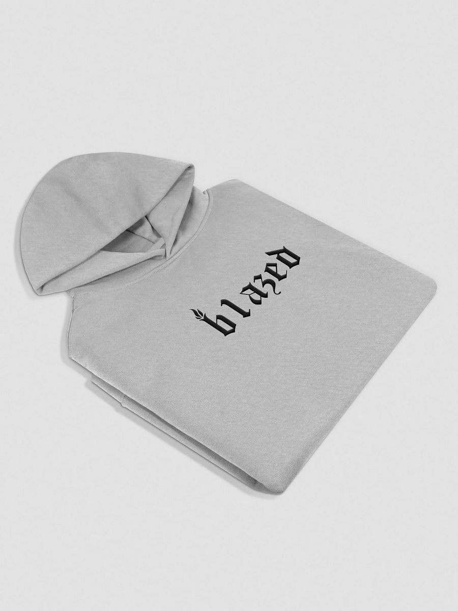 b1azed relaxed white hoodie – comfort meets sustainable style product image (4)