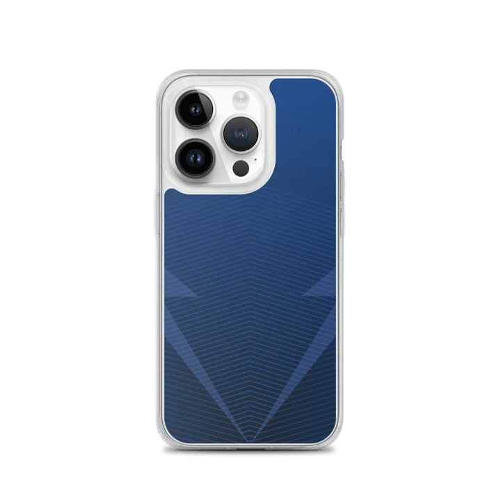 Symmetric Blue Arrow iPhone® Case product image (3)