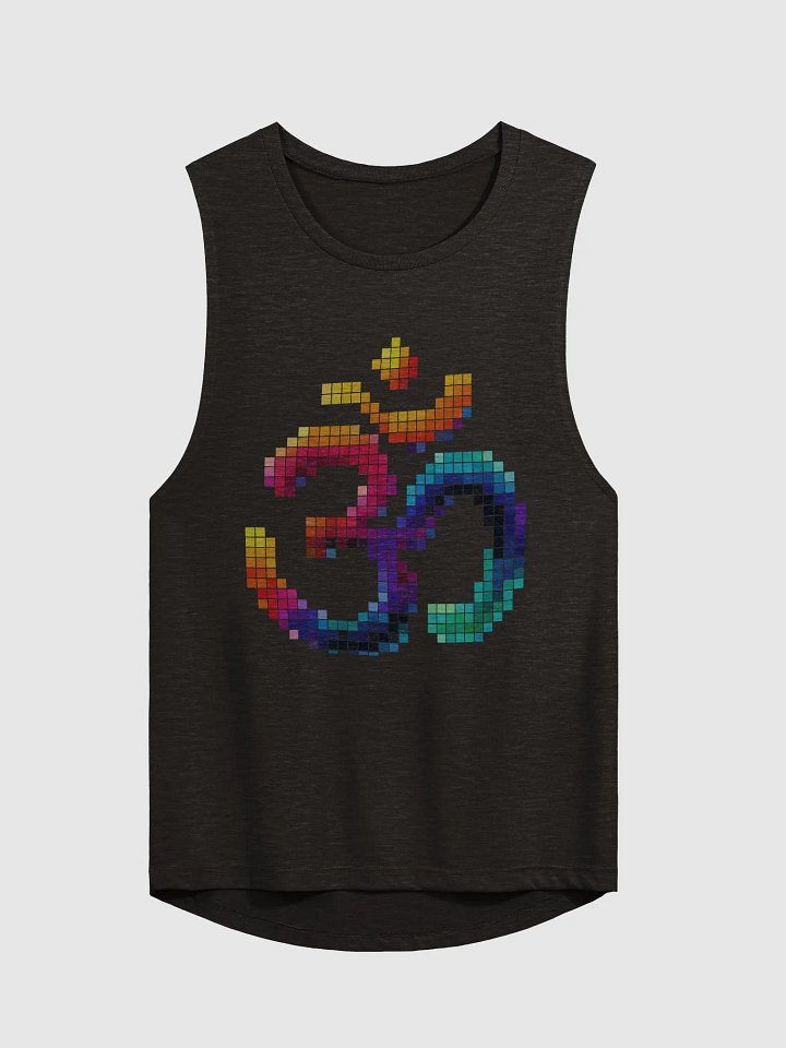 Pixelated Om Symbol Flowy Tank product image (1)