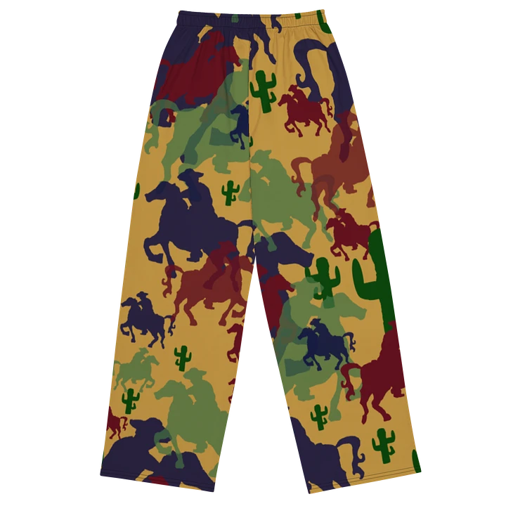 Cowboys Pattern Wideleg Pants product image (1)