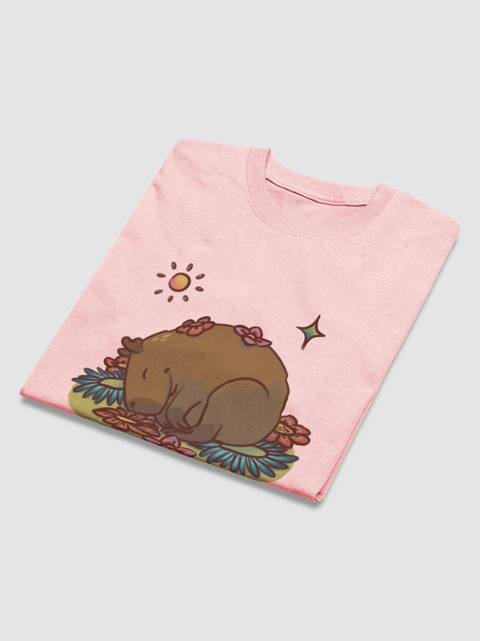 t-shirt : flower capy product image (2)