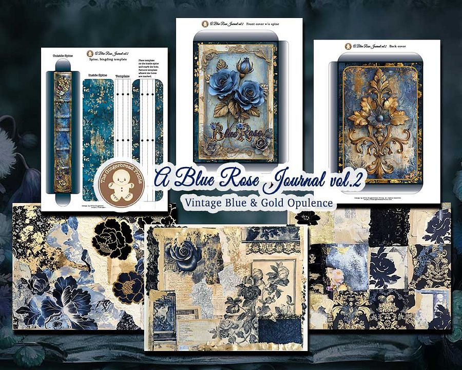 A Blue Rose Journal Vol.2 3-in-one Jumbo Collection Digital Kit product image (11)