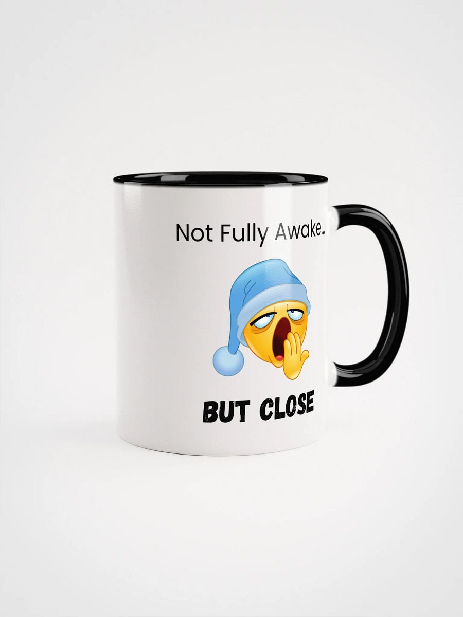 Not Fully Awake... But Close Emoji Ceramic Mug product image (1)