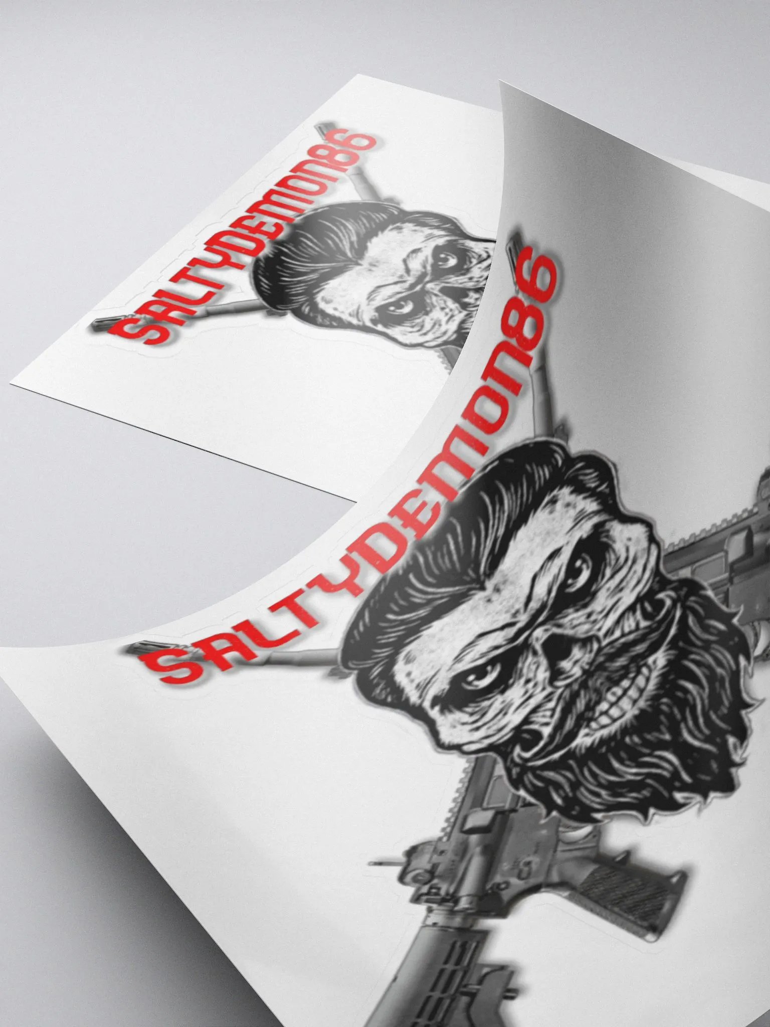 salty demon86 m4 sticker product image (4)