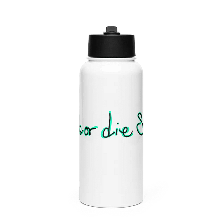 Hydrate or Die Straight Stainless Steel Bottle product image (1)