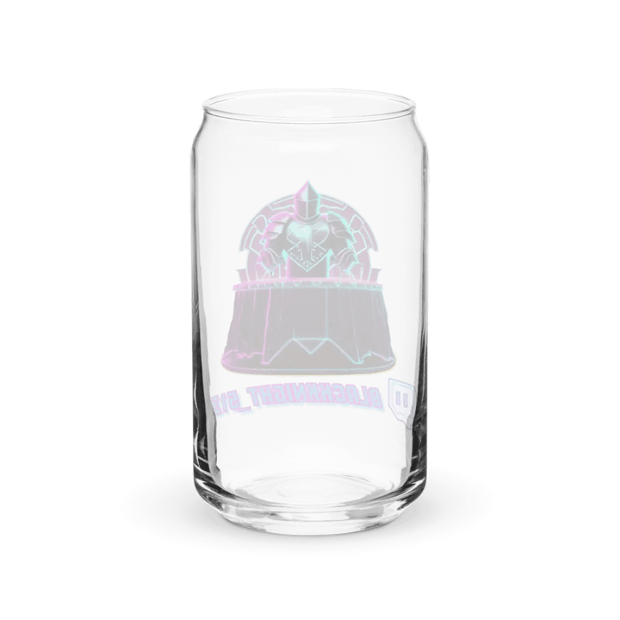 Blackknight_513 Can Shaped Glass Cup w/optional Lid & straw. product image (38)