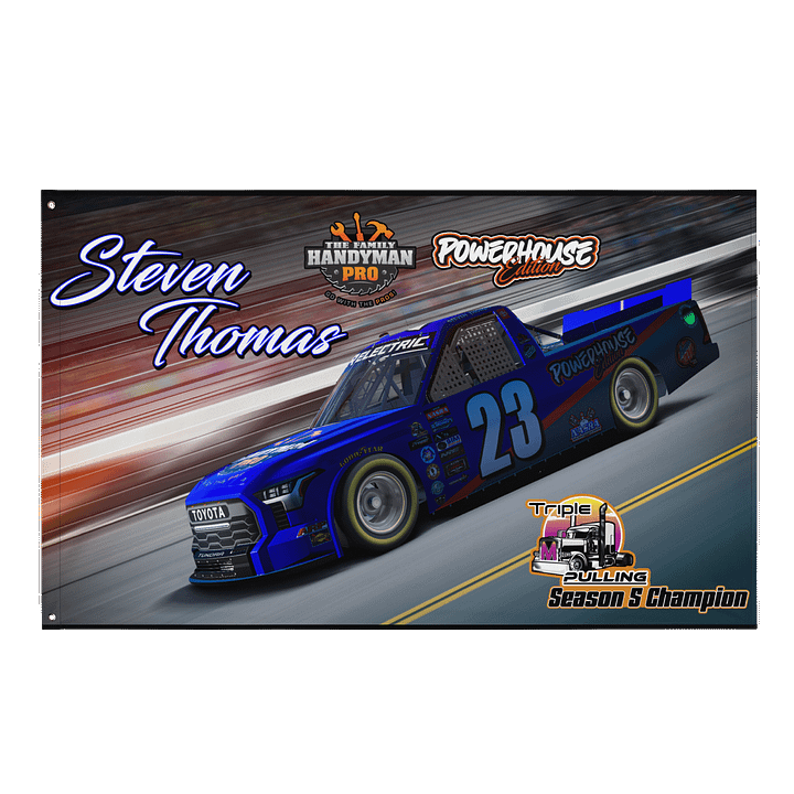 Steven Thomas #23 Season 5 Championship Flag product image (1)
