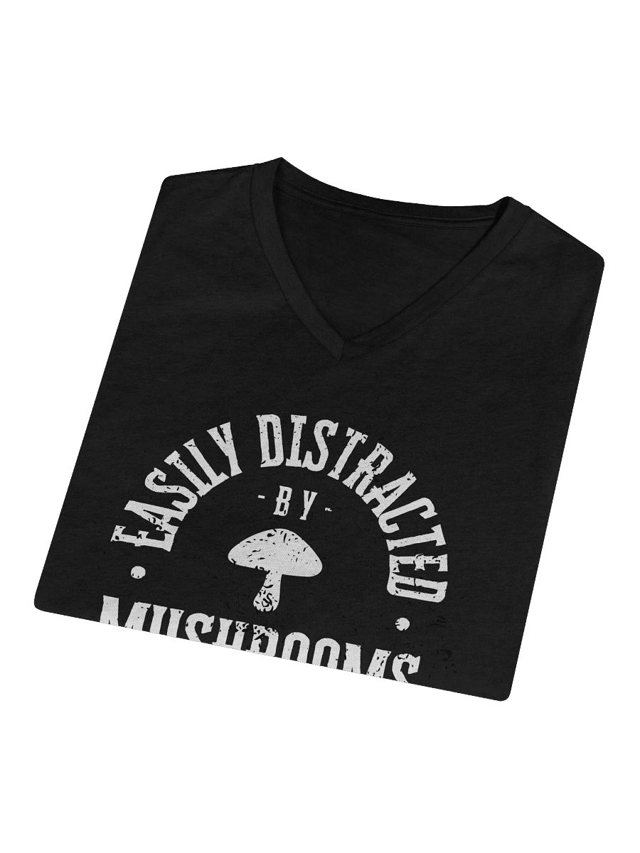 Mushroom Distraction V-Neck Women's Relaxed T-Shirt product image (4)