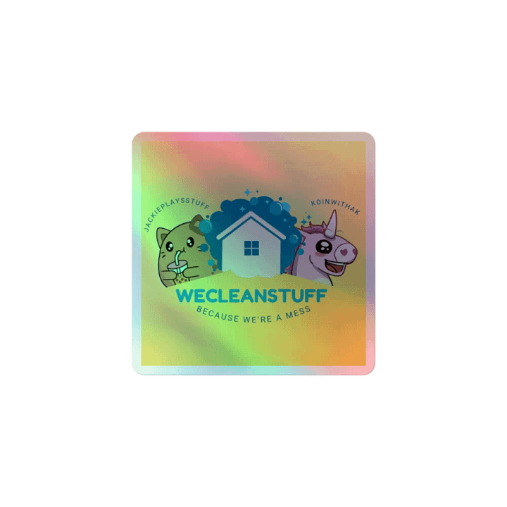 WECLEANSTUFF Holographic Sticker product image (1)