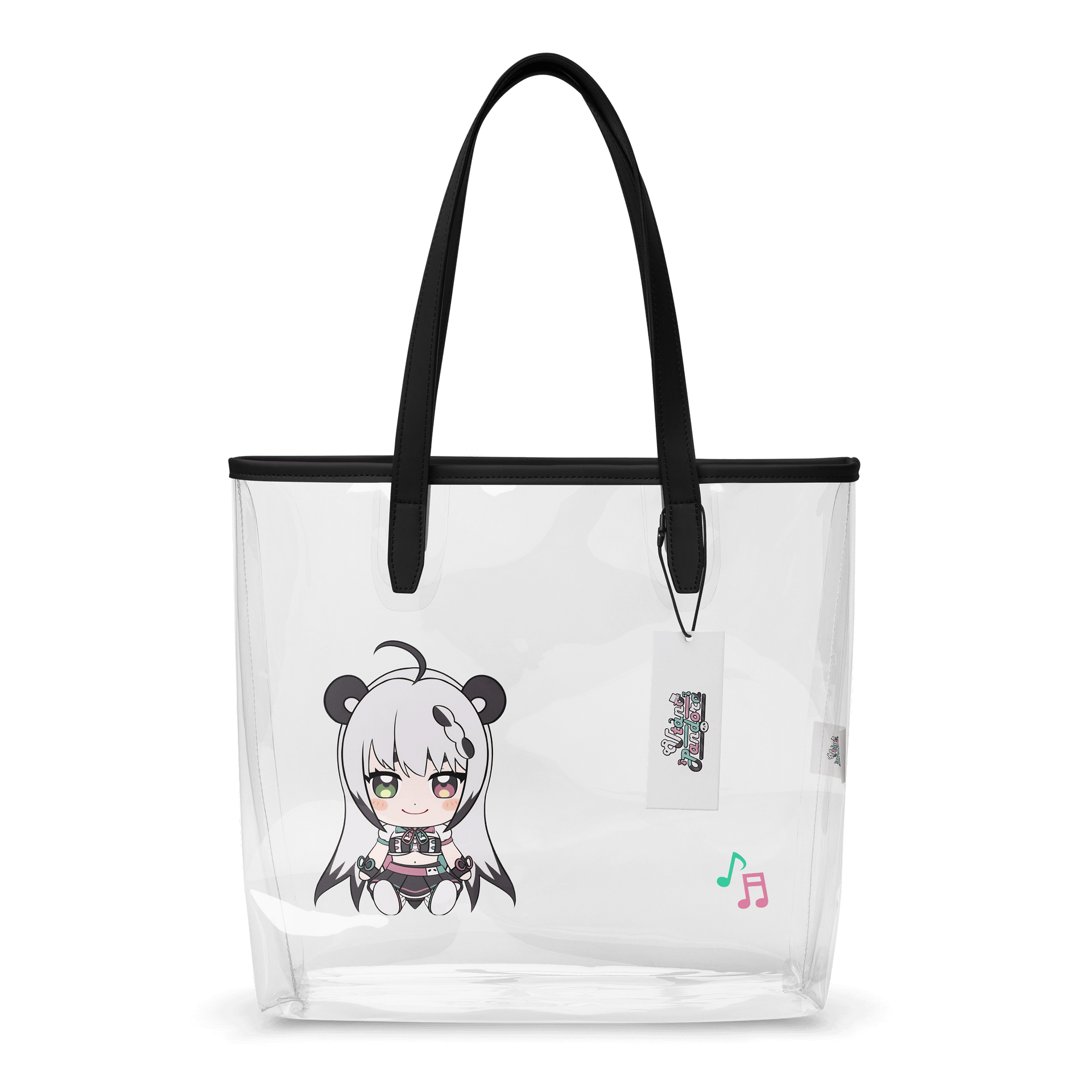 Utano Pandora Clear Plastic Tote Bag product image (1)