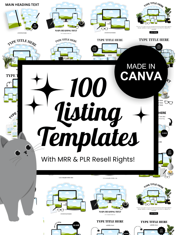 Editable MRR/PLR Templates in Canva product image (1)