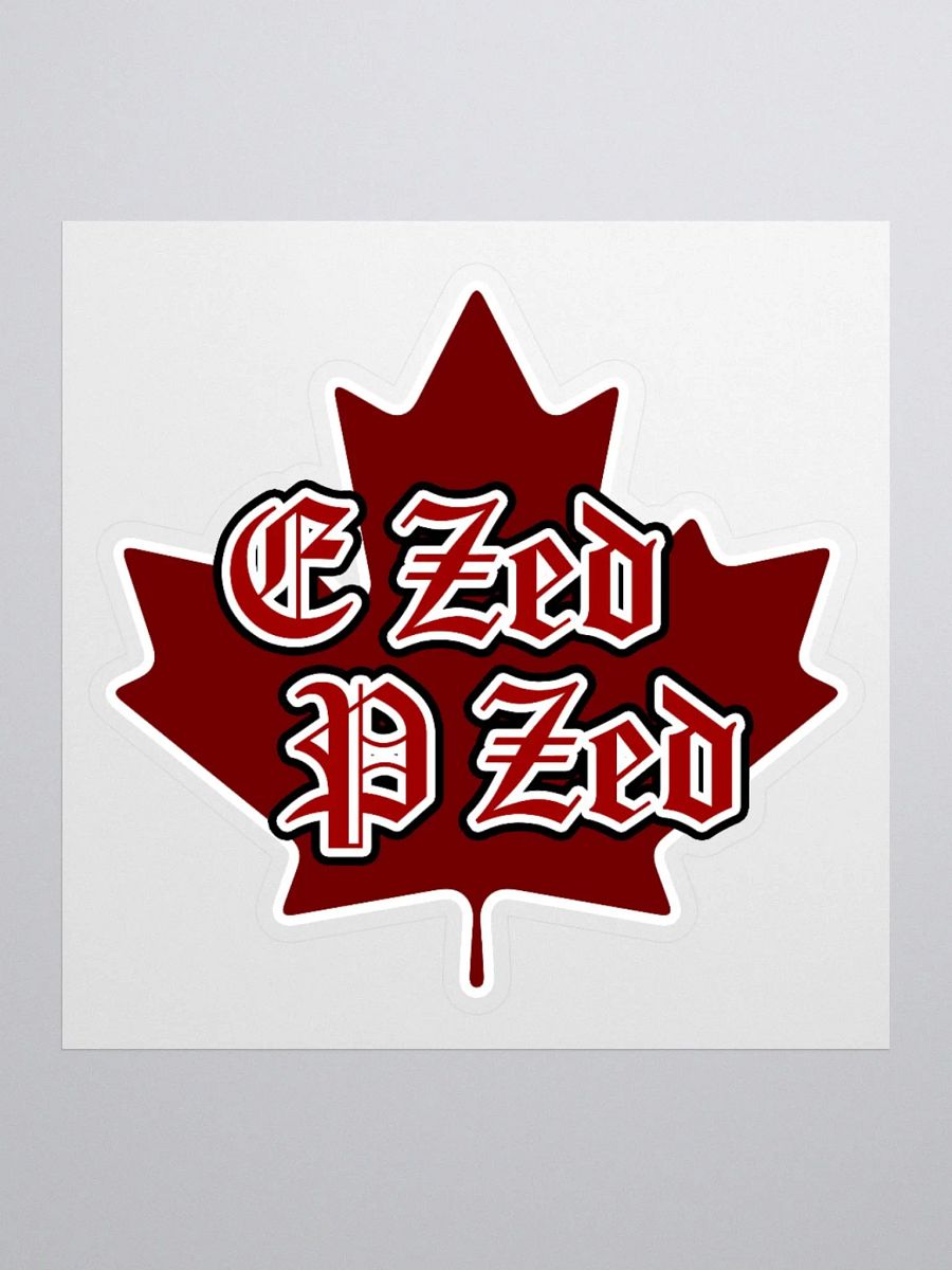 E Zed P Zed Sticker product image (1)
