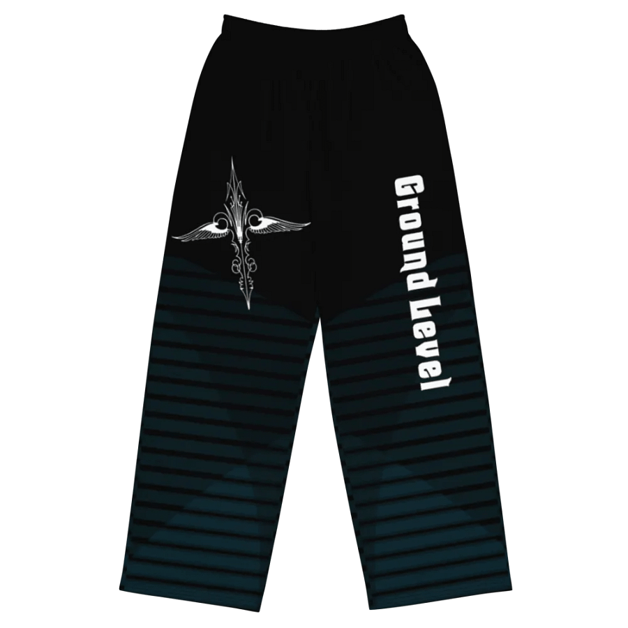 Blk With White 803 Wide Leg Pants product image (2)