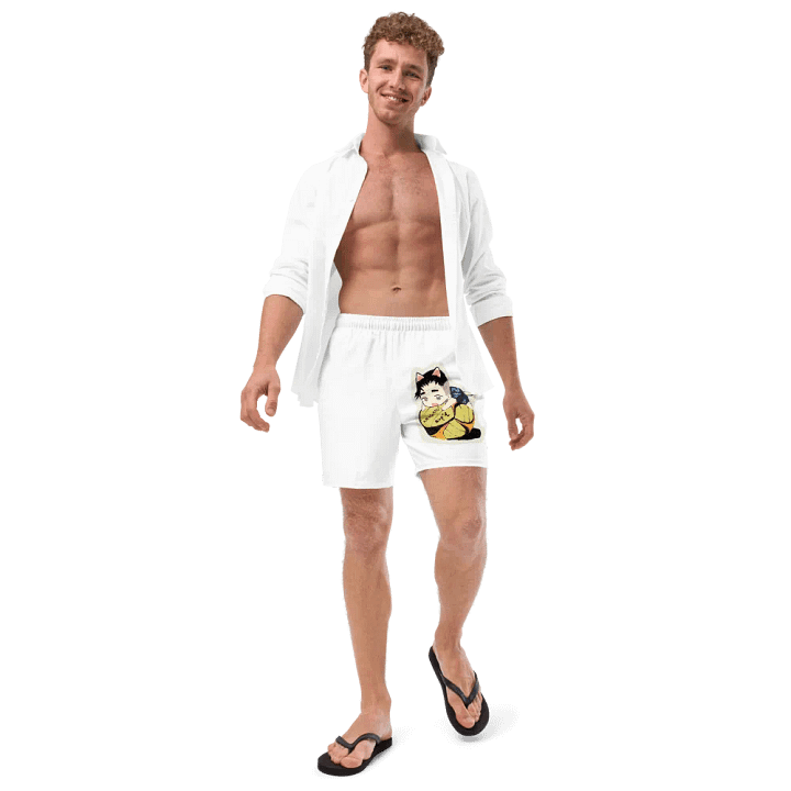 Arigato Neko Volleyball Swim Trunks product image (1)